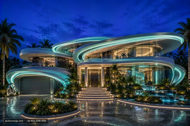Private Resort Futuristik Ayana karya Graha Svarga
